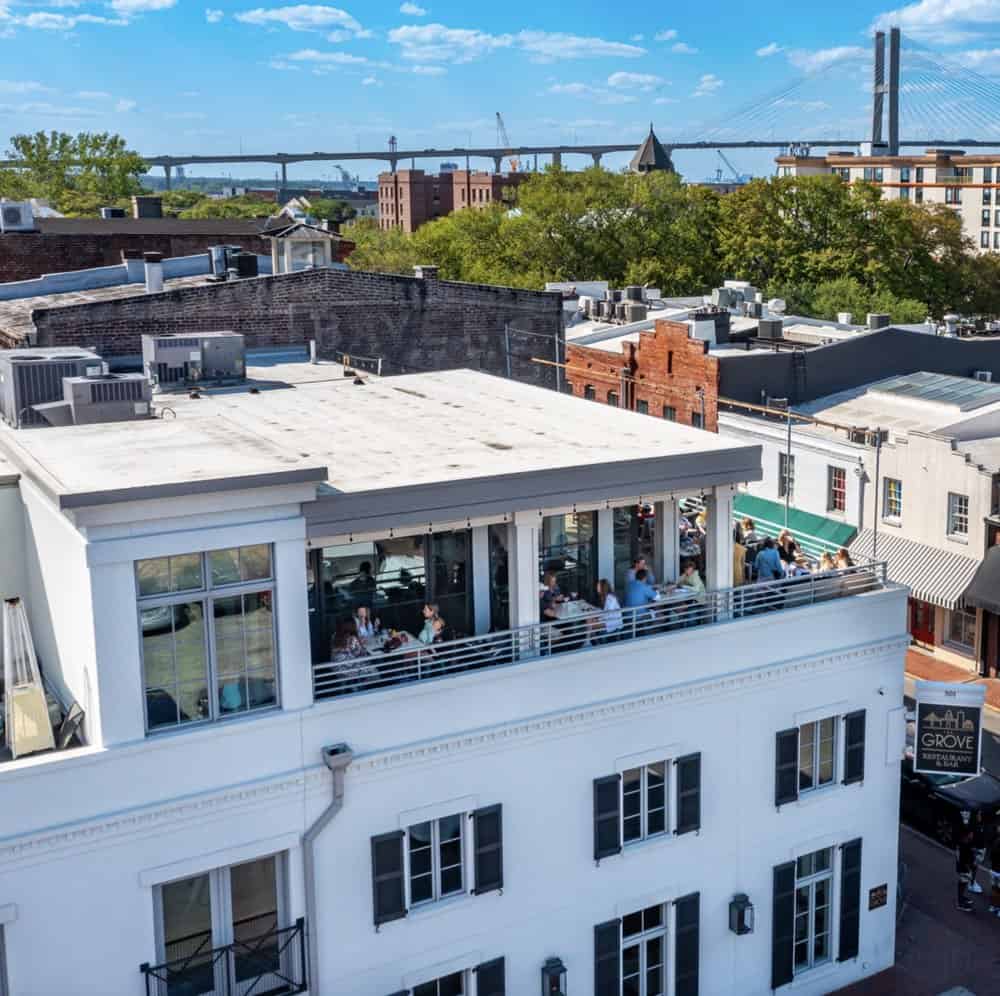 Post image for The Grove Savannah GA Freestanding Restaurant & Rooftop Bar for Sale – $3M Buildout – Keep or Convert – Big Price Adjustment
